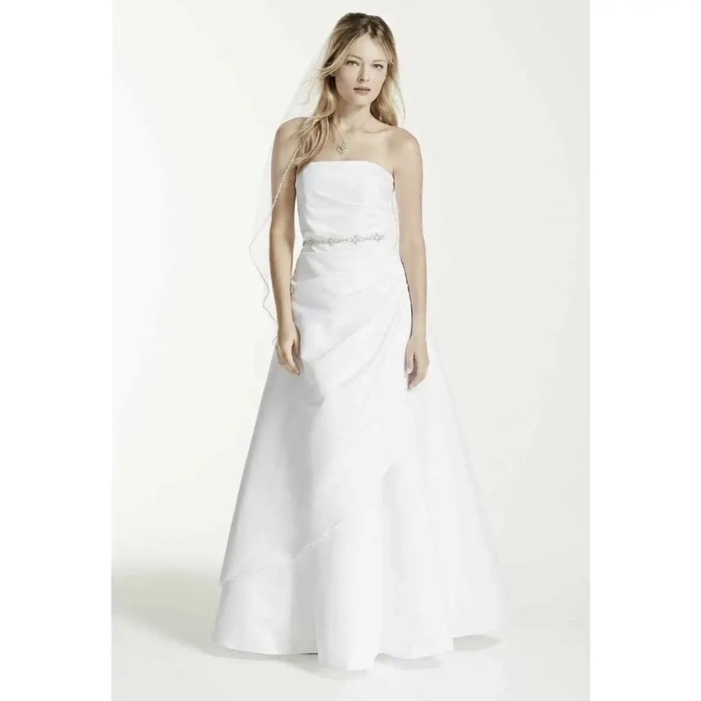 Michelangelo Strapless Drape Wedding Dress